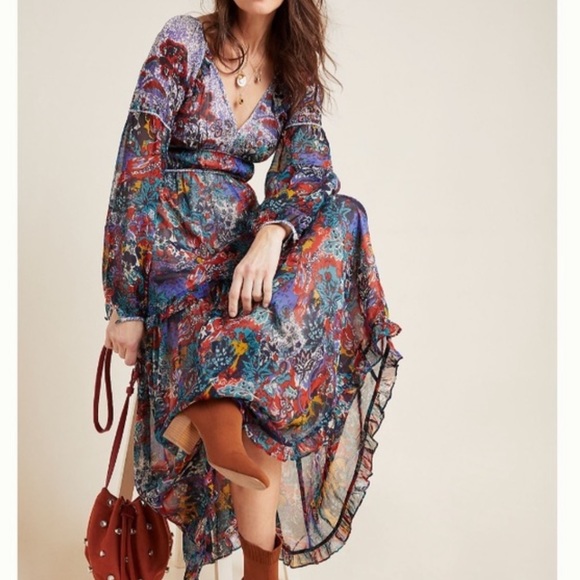 Anthropologie Dresses & Skirts - Anthropologie Maeve Annabella Paisley Maxi Dress